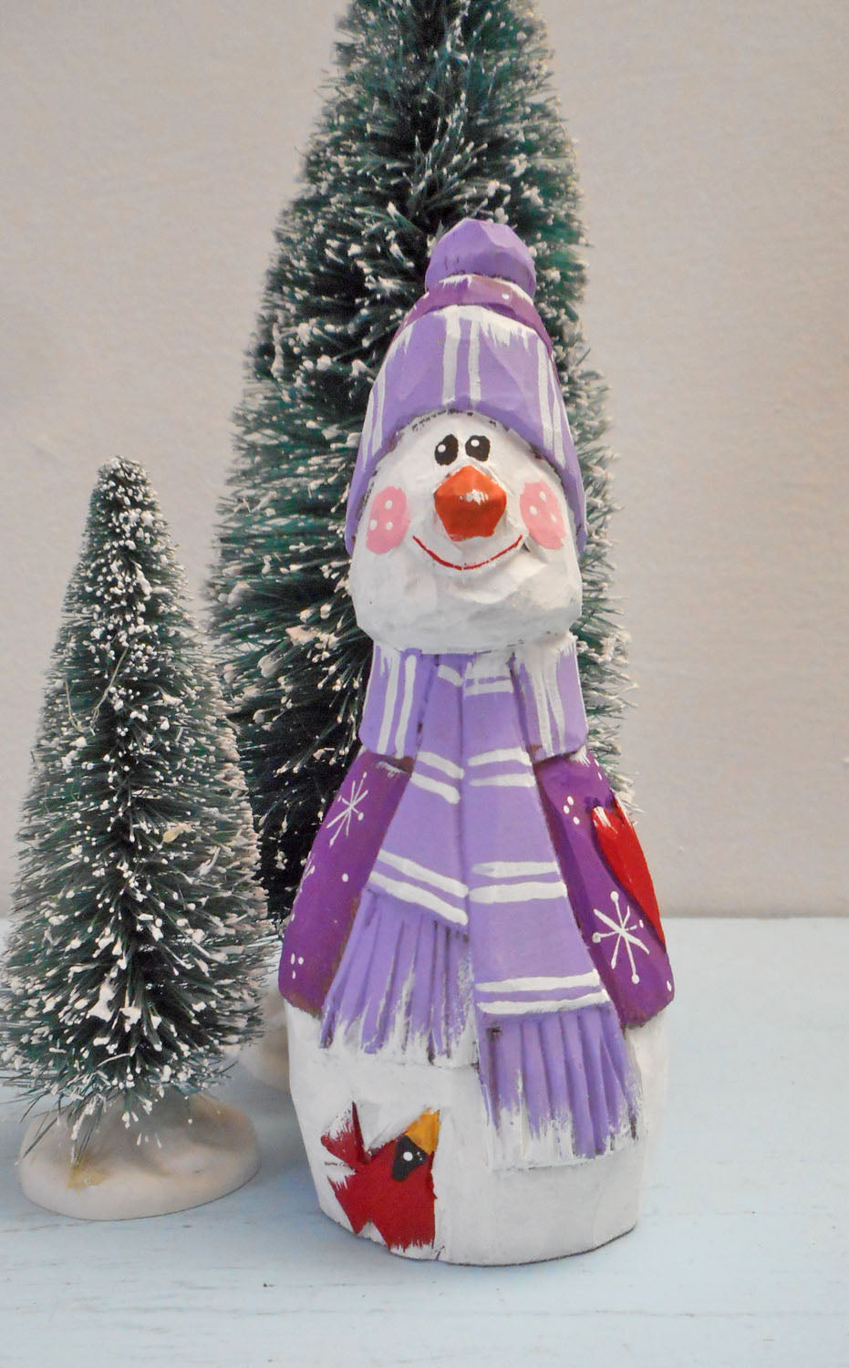 Wooden Snowman decoration