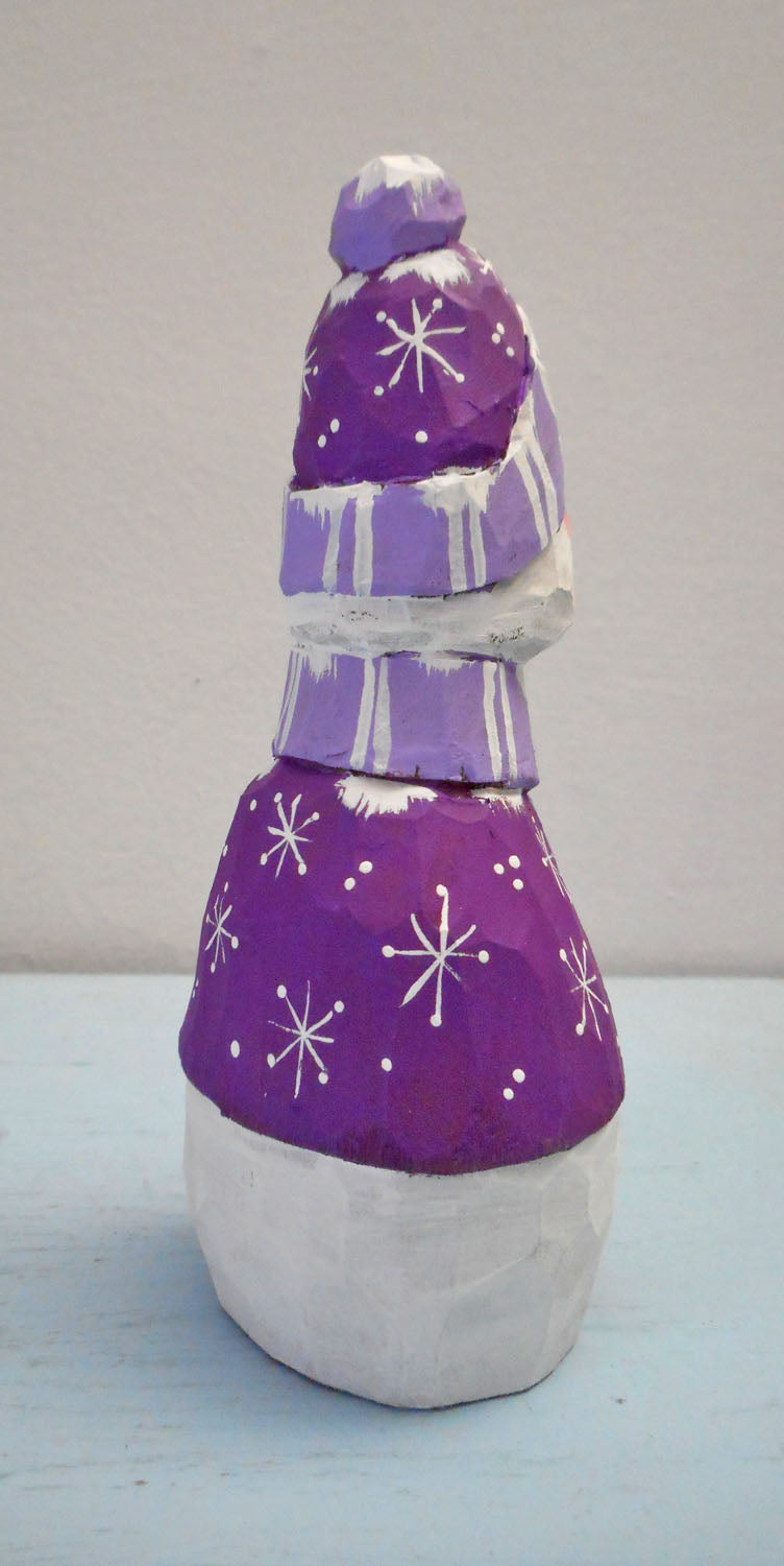 Wooden Snowman decoration