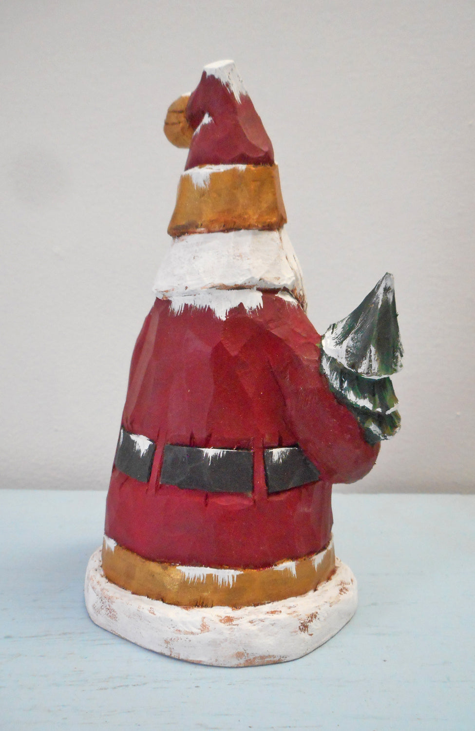 Santa Claus with Christmas tree