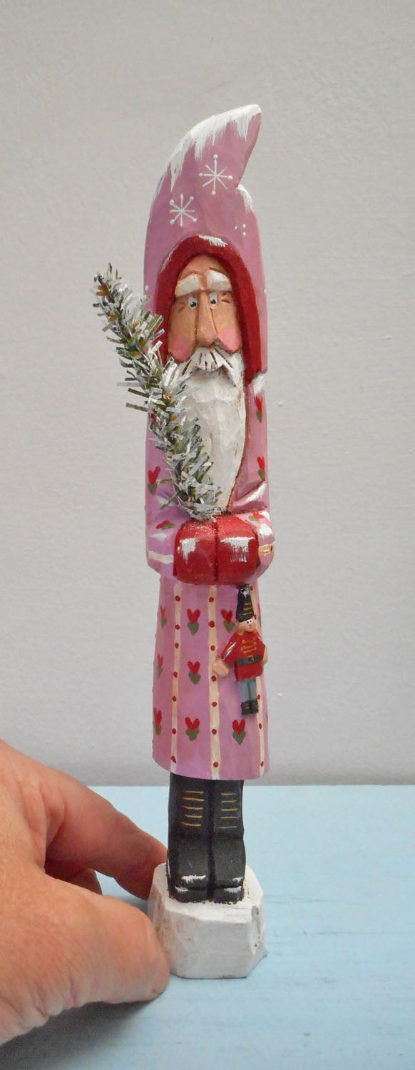 St. Valentine hand carved Belsnickle Santa Claus