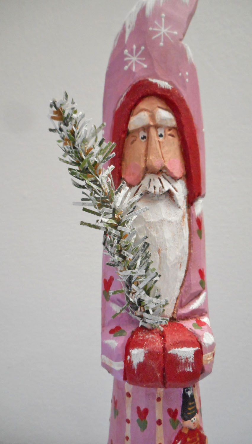 St. Valentine hand carved Belsnickle Santa Claus