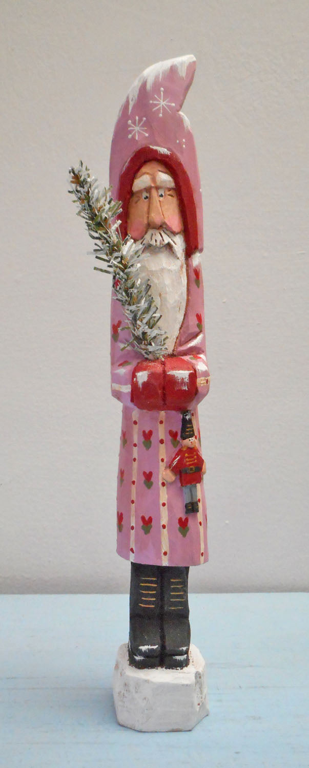 St. Valentine hand carved Belsnickle Santa Claus