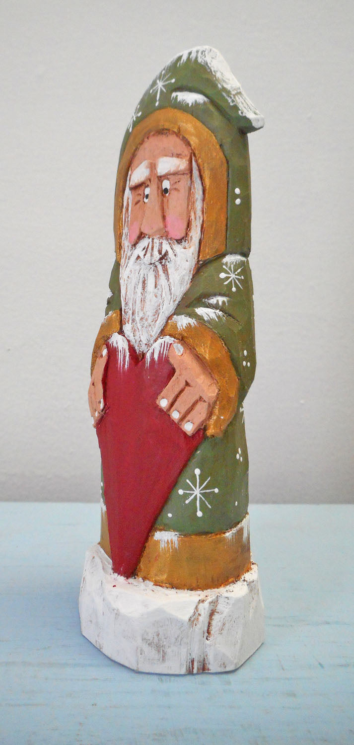 Old World Santa Claus with Heart