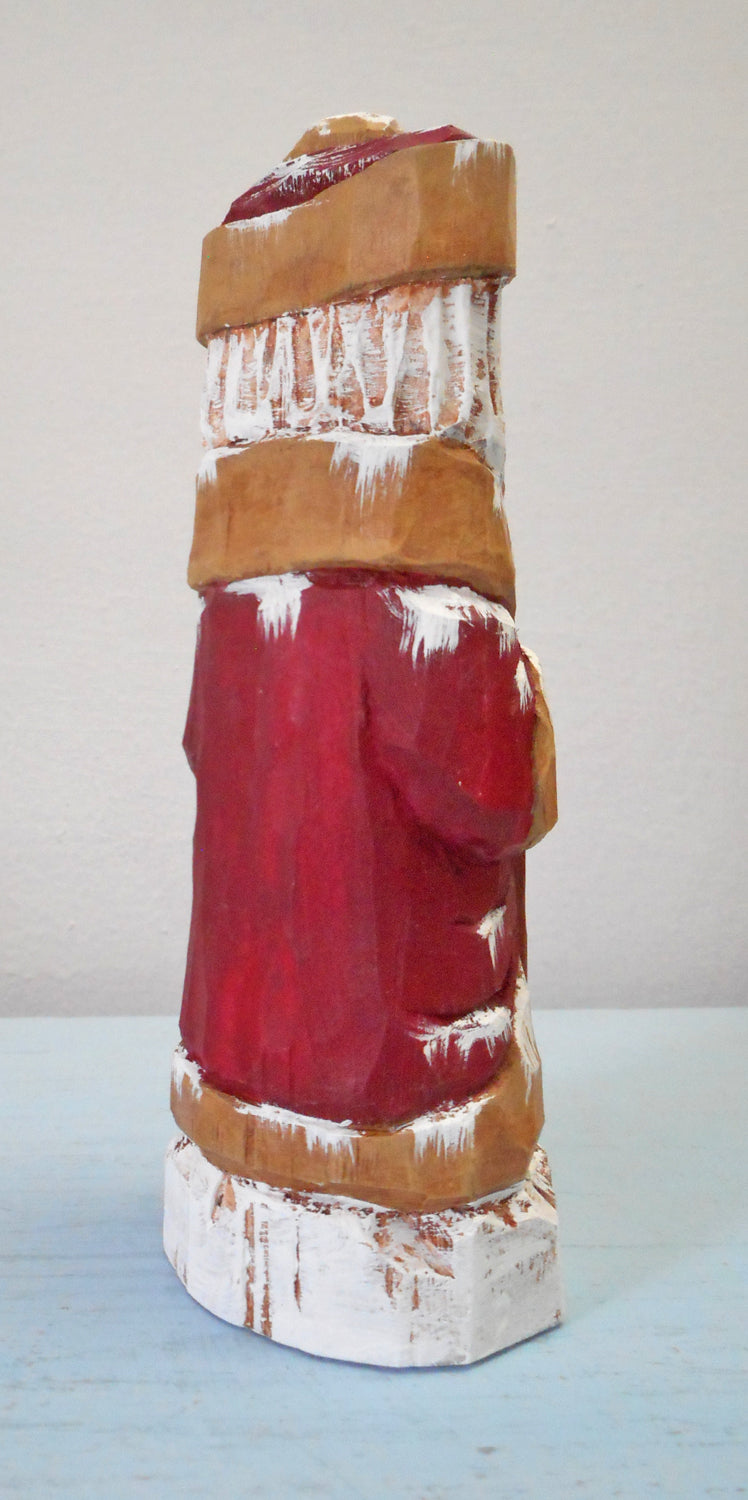 Old World Santa Claus woodcarving