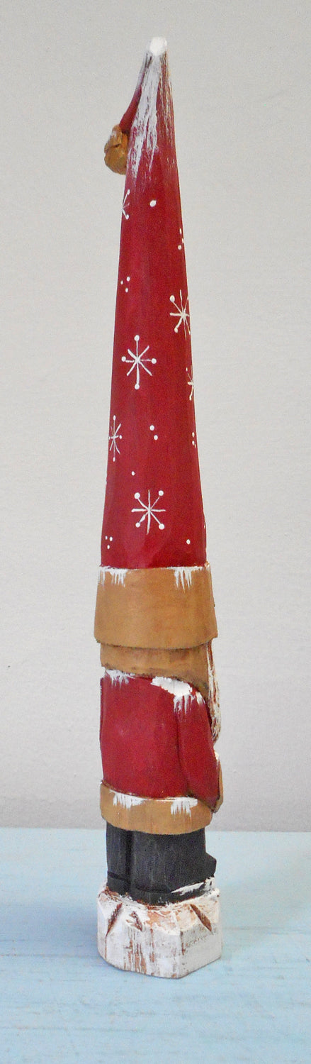 Tall Hat Pencil Santa Claus with doll