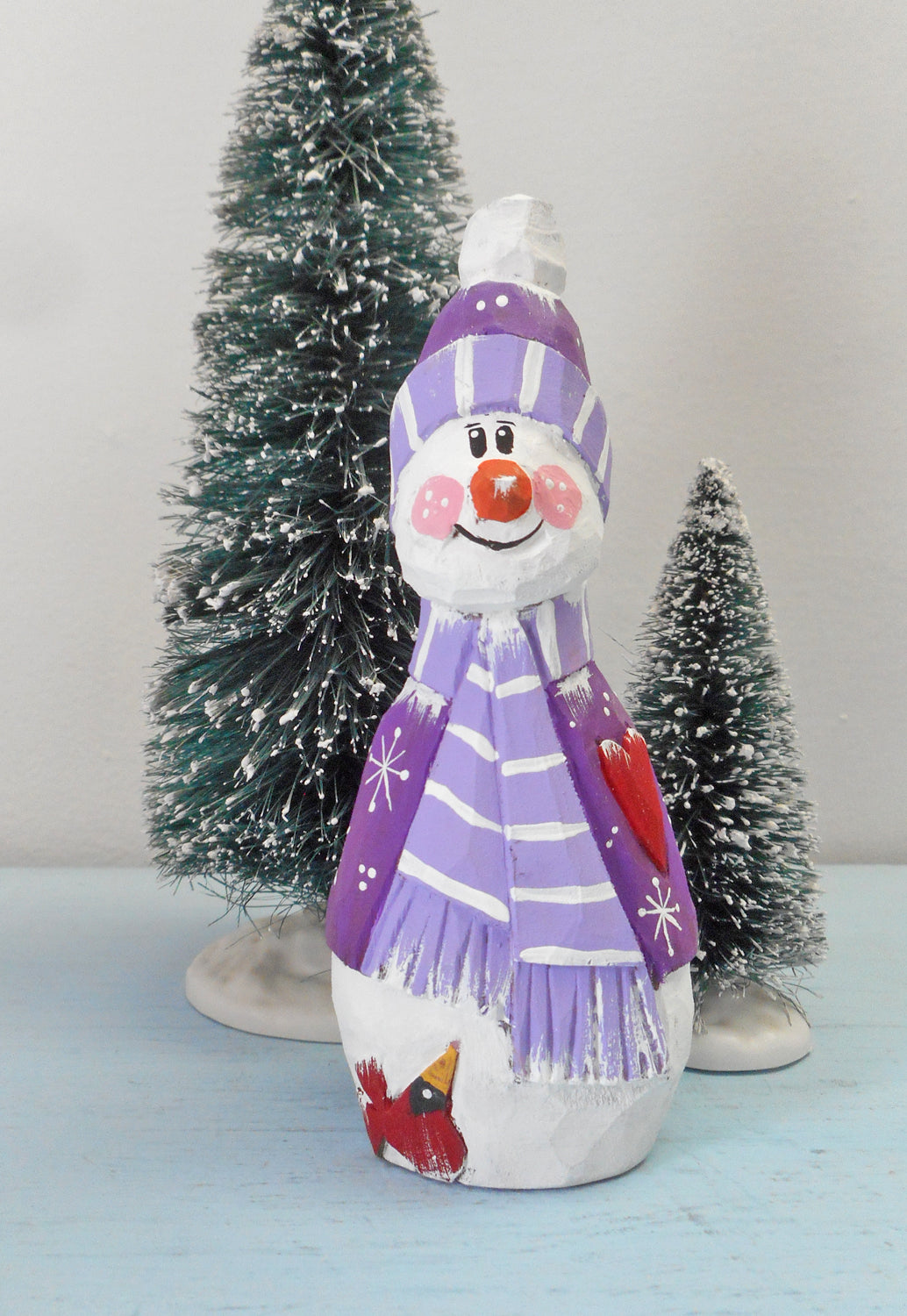 Wooden Snowman decoration