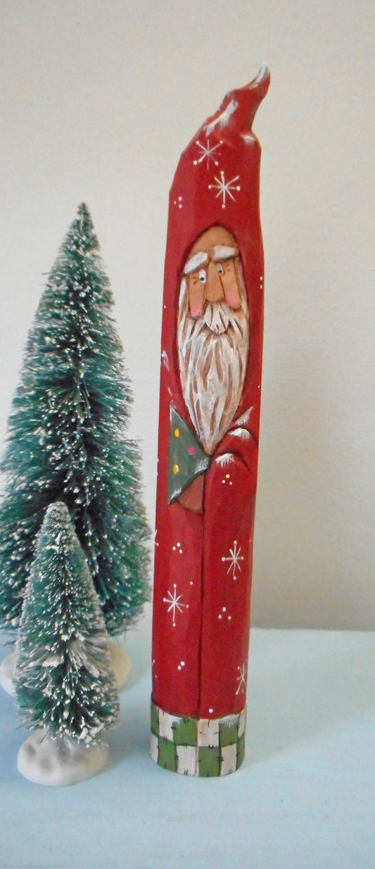 Christmas woodspirt Santa