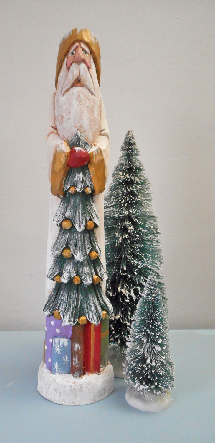 Hand Carved Father Christmas Santa
