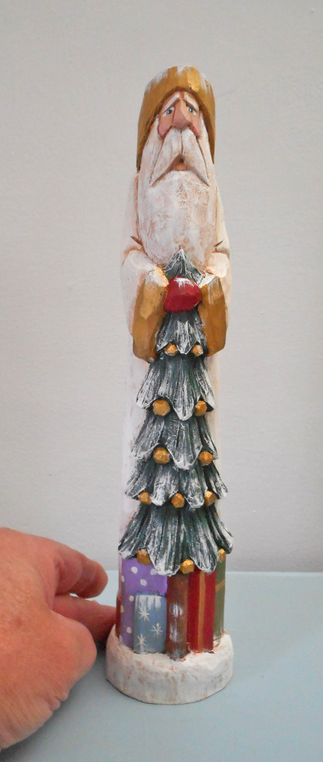 Hand Carved Father Christmas Santa
