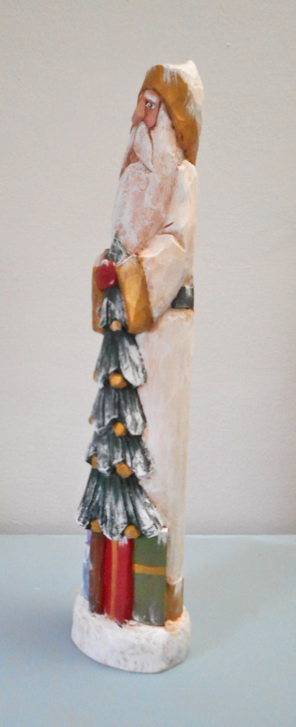 Hand Carved Father Christmas Santa