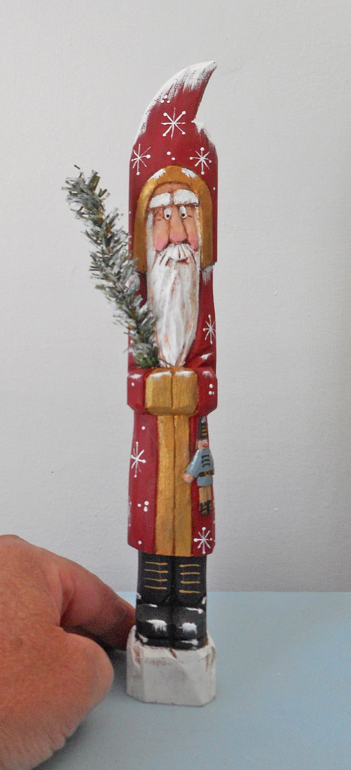 Patriotic Pencil Santa Claus