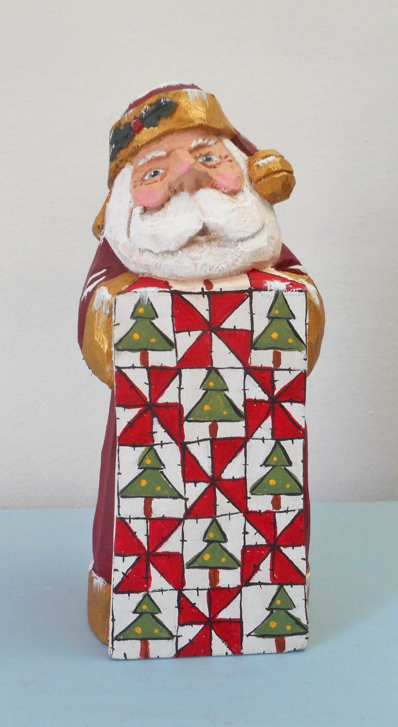 Santa Claus with Flywheel Quilt