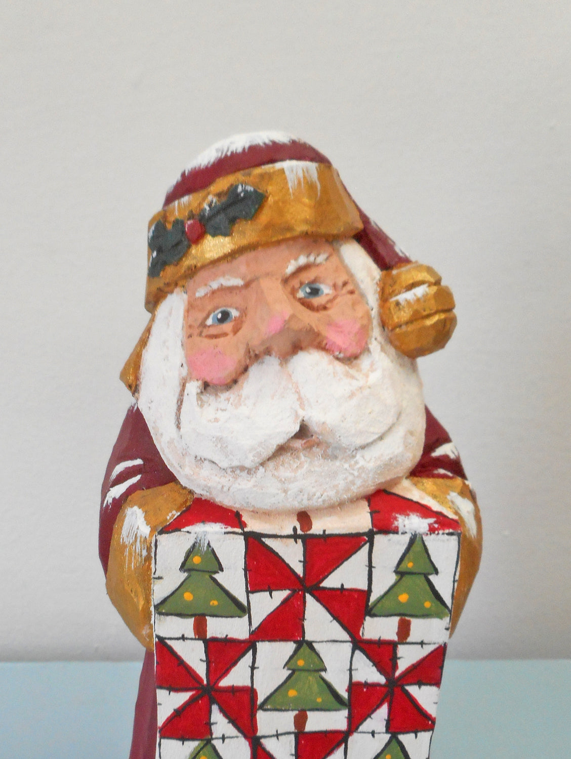 Santa Claus with Flywheel Quilt