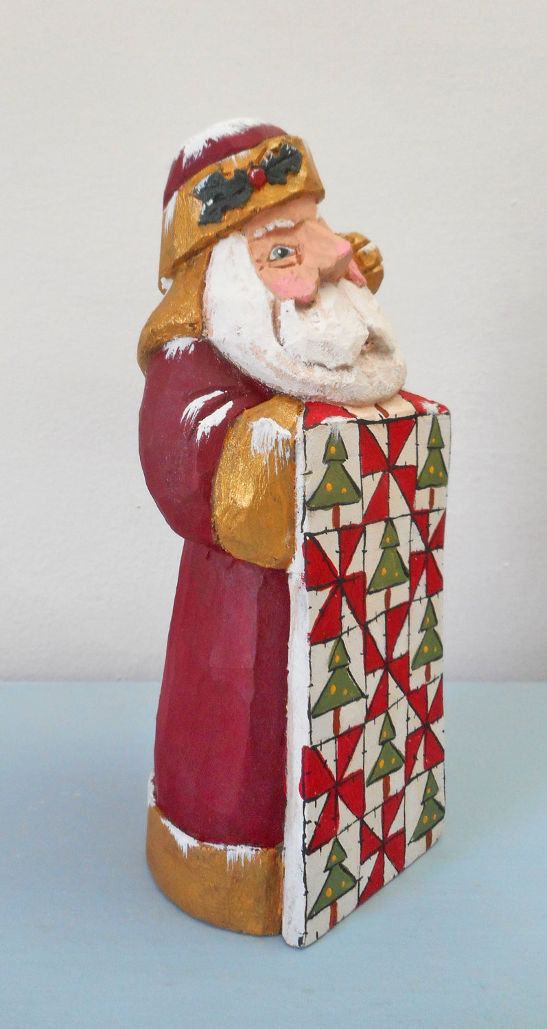Santa Claus with Flywheel Quilt