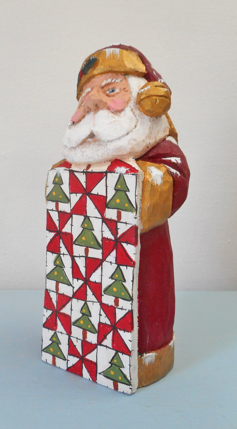Santa Claus with Flywheel Quilt