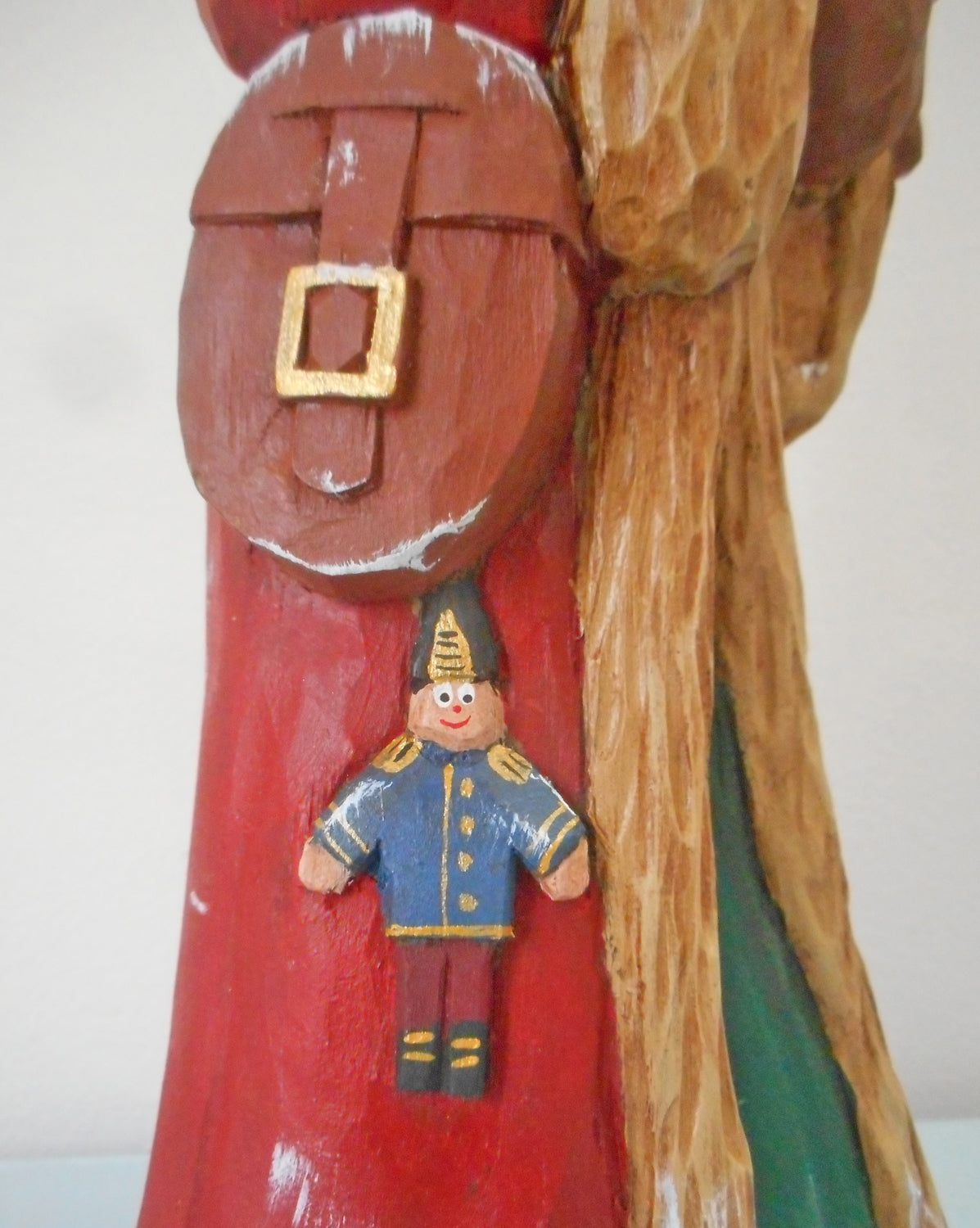 Old-World Santa Claus with gifts