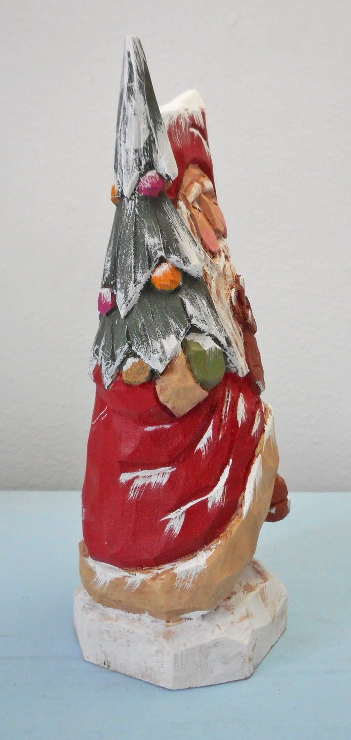 Hand Carved Wood Old World Santa Claus