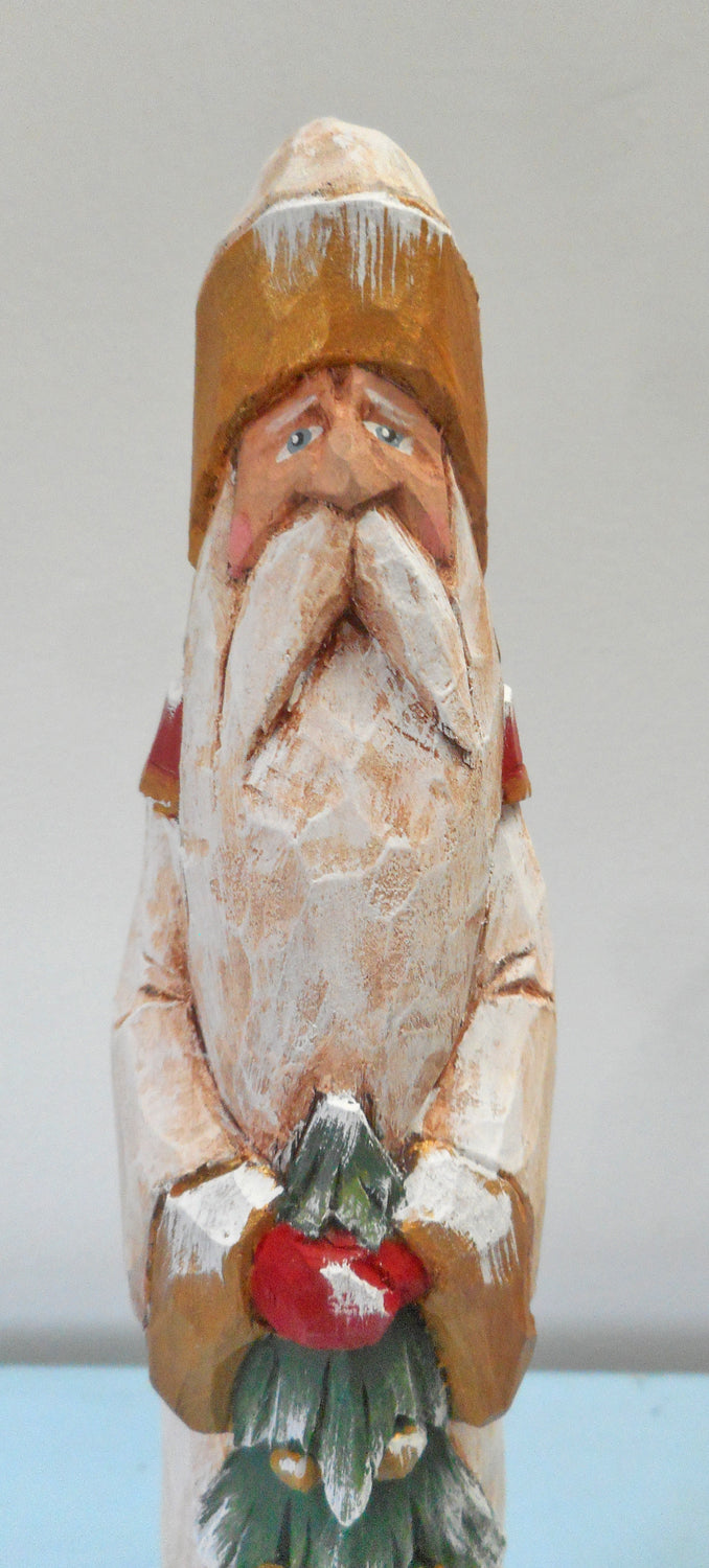 Hand Carved Father Christmas Santa