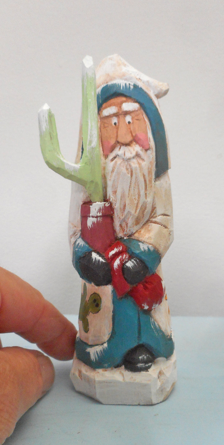 Southwest Santa with cactus