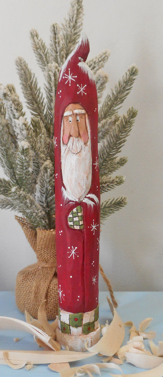 Christmas woodspirt Santa