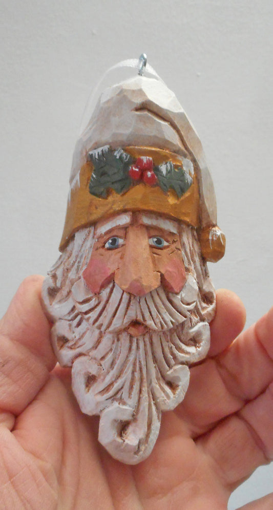 Santa Claus Bust Christmas Ornament