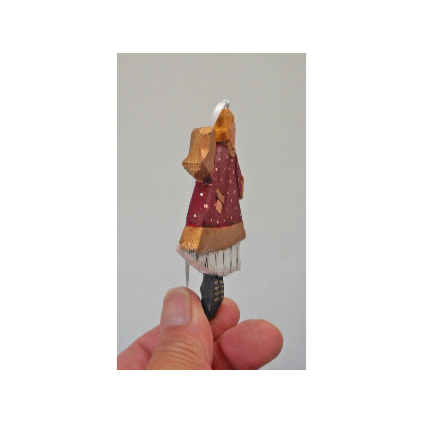 Folk Art Angel Christmas Tree  Ornament
