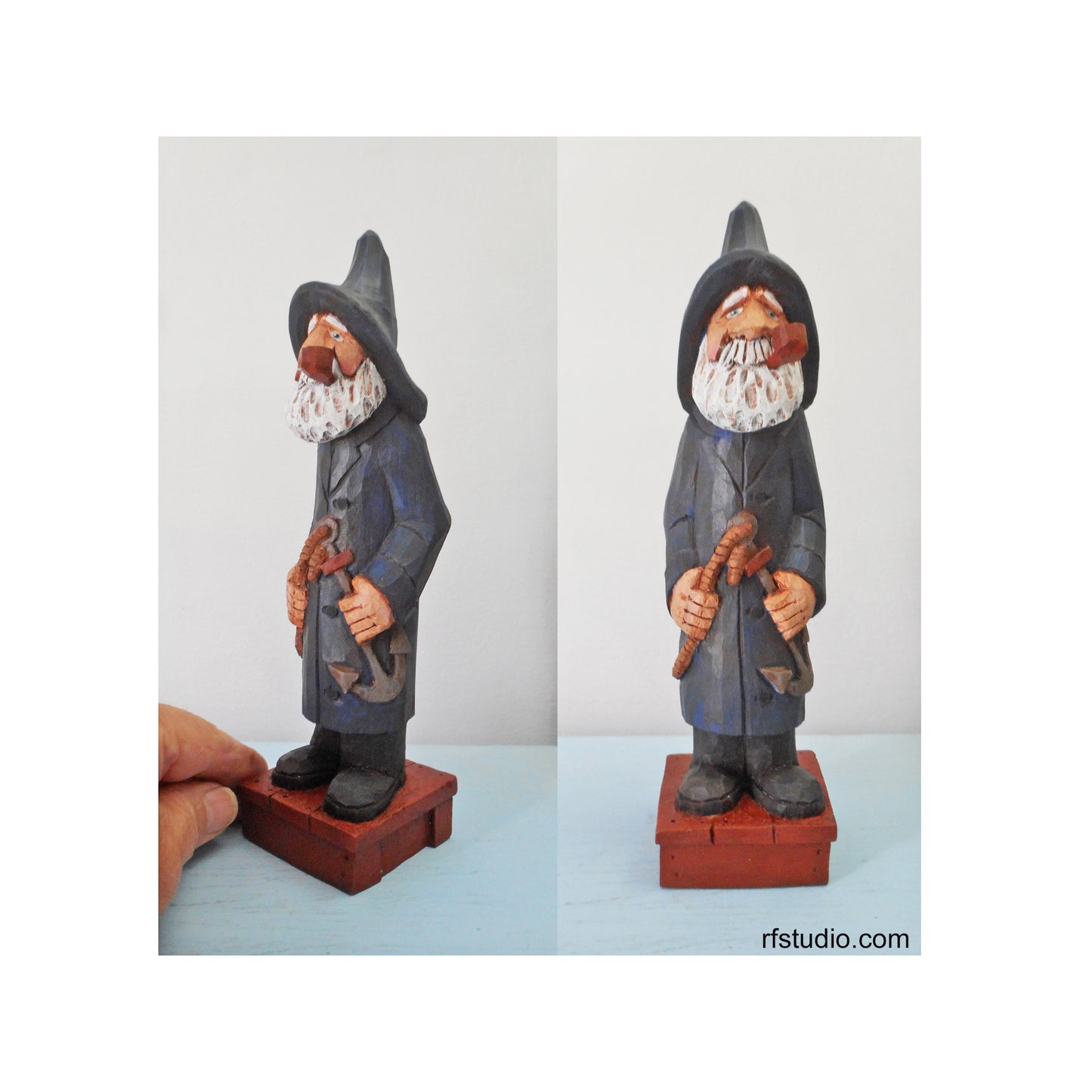 Custom Nautical Sea Captain with Anchor