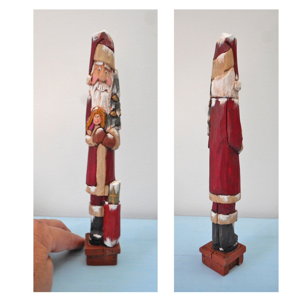 Traditional Pencil Santa Claus