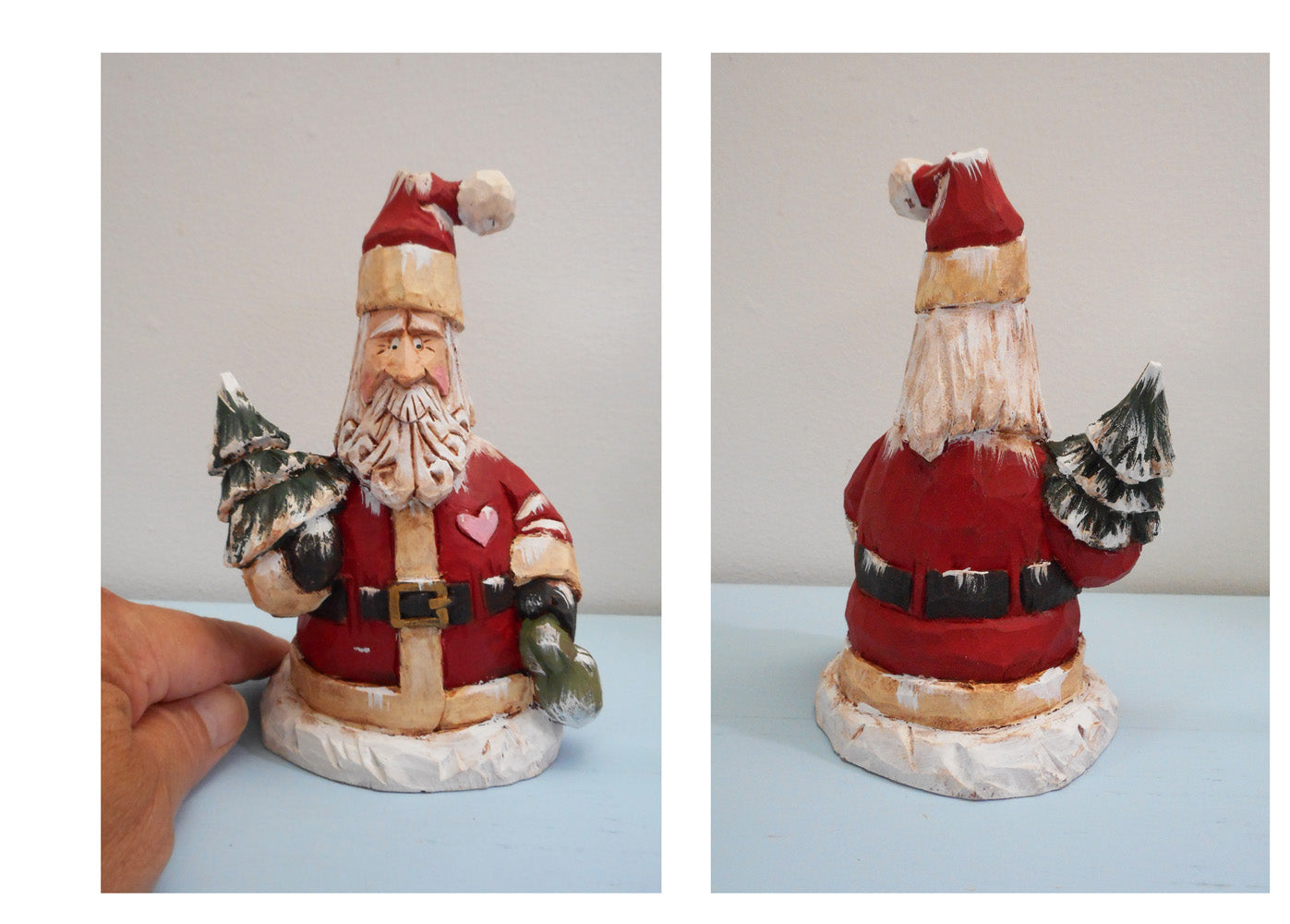 Santa Claus woodcarving
