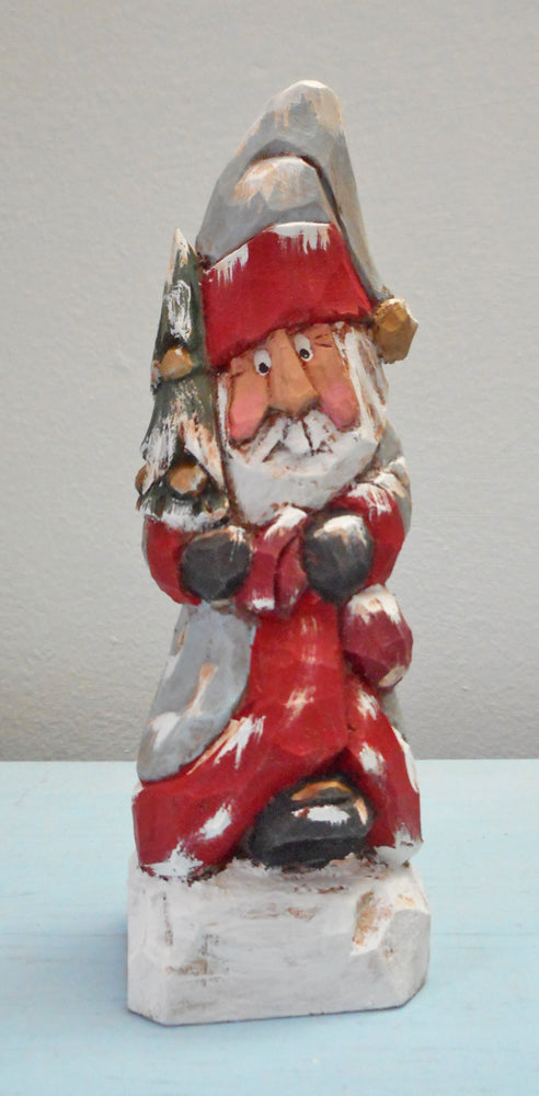 Old World Santa Claus Woodcarving